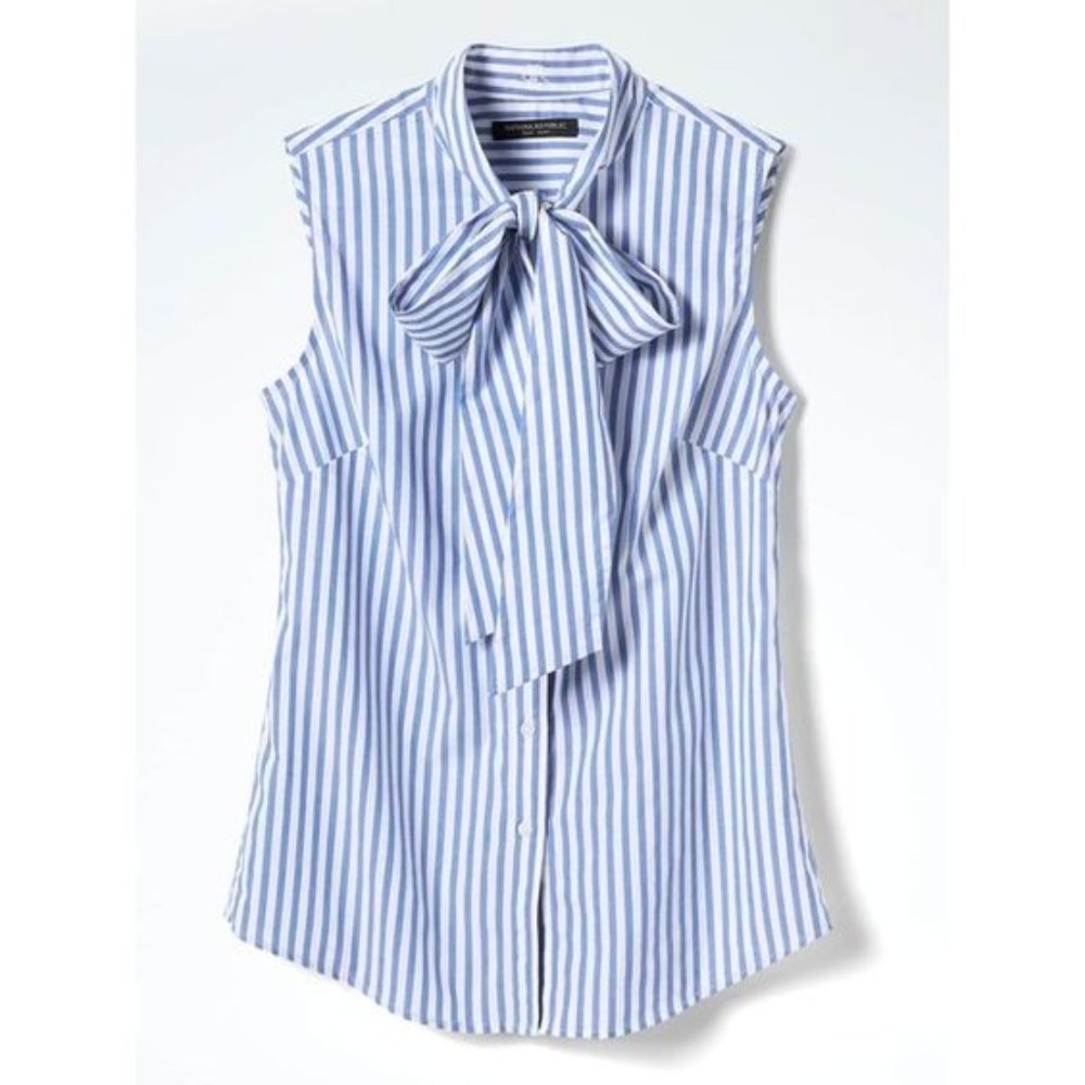 Banana Republic Riley Shirt with Bow Neck
